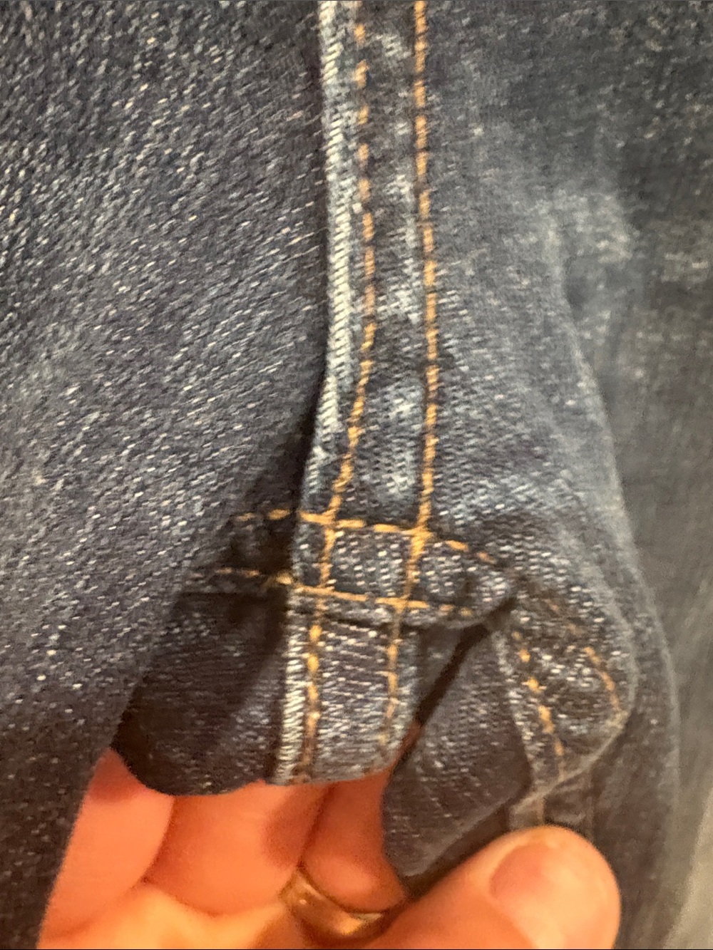 Banana Republic Women’s Dark Blue Slim Straight Jeans waist 18 in 28 ri 10 - Picture 6 of 7